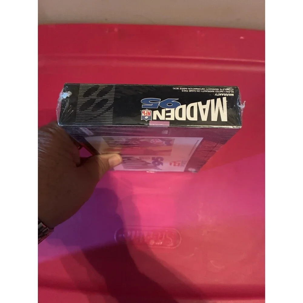 Madden NFL 95 (Super Nintendo SNES, 1994) NEW FACTORY SEALED see pictures